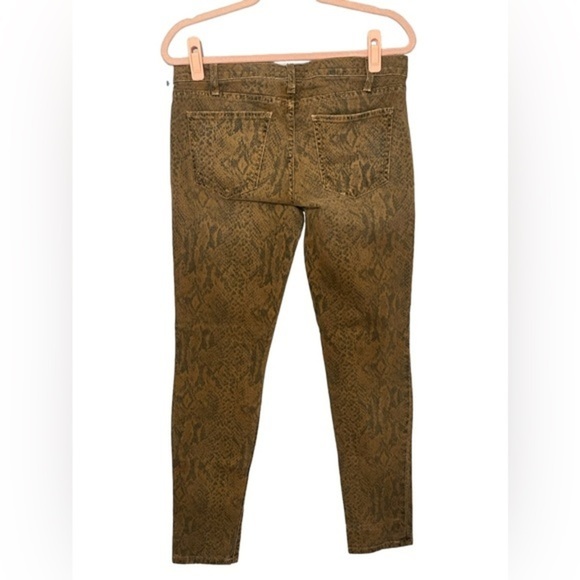 Current/Elliott Women's Y2K Boa Print Ankle Skinny Jeans in Brown Size 29 - Picture 10 of 10